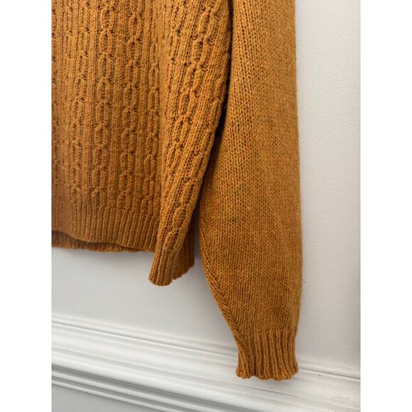 Yellow wool knit sweater - Picture 8 of 10